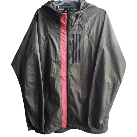 Adidas Green Mens Windbreaker Size M - Picture 6 of 8